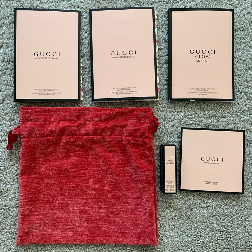 Gucci sampler set + gift pouch